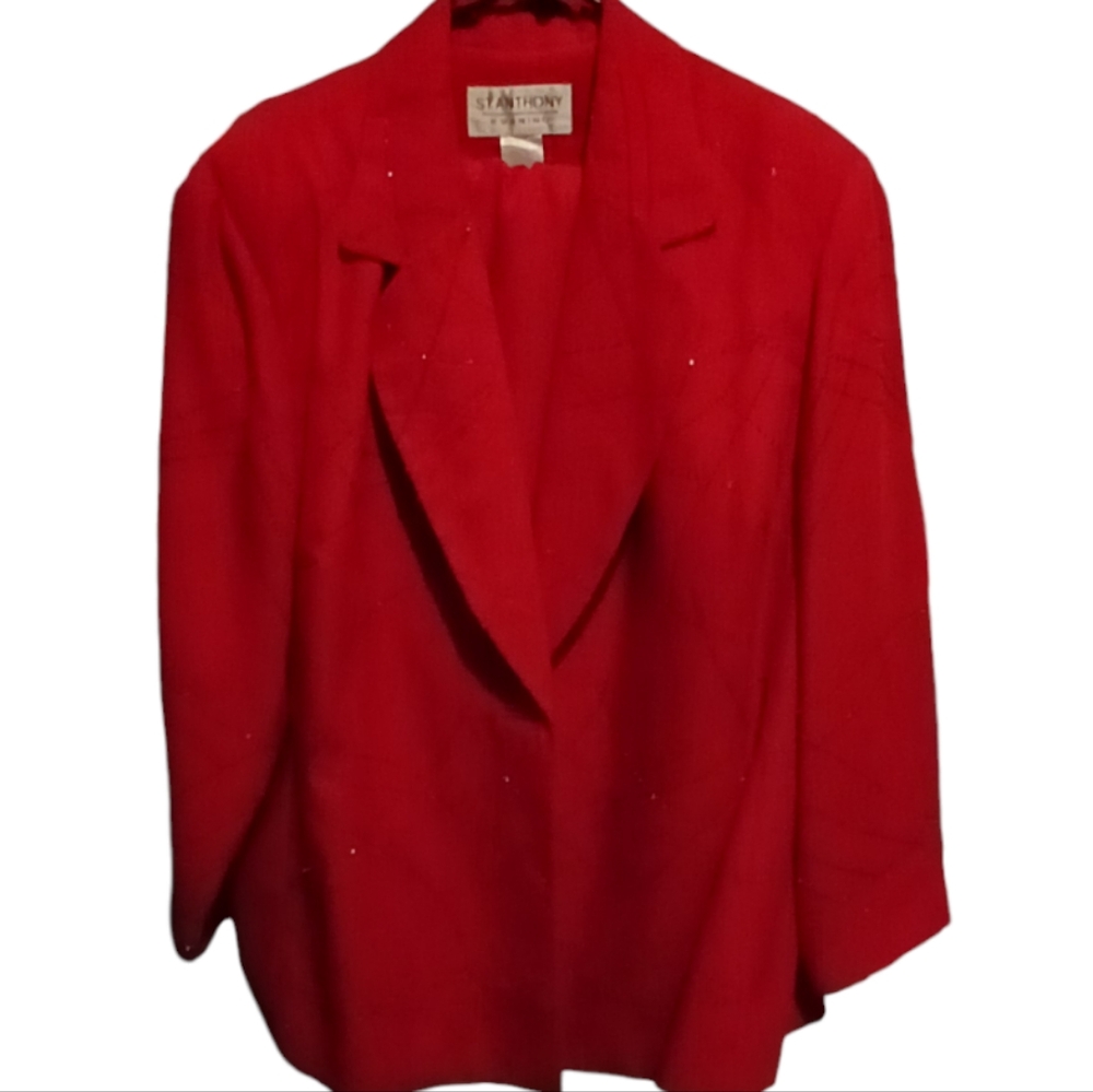 St. Anthony's women  2pc dark. Red Suit sz.26